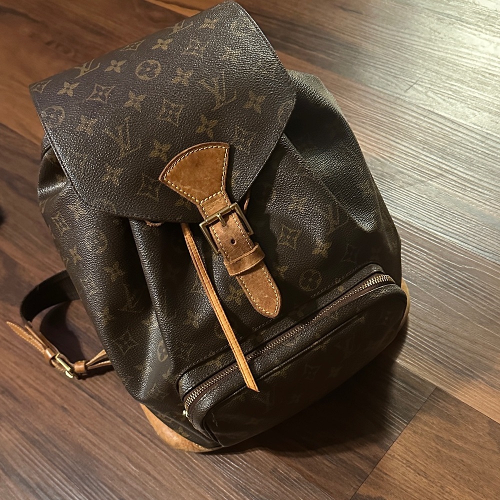 Louis Vuitton Montessori Brown Monogram unisex Backpack